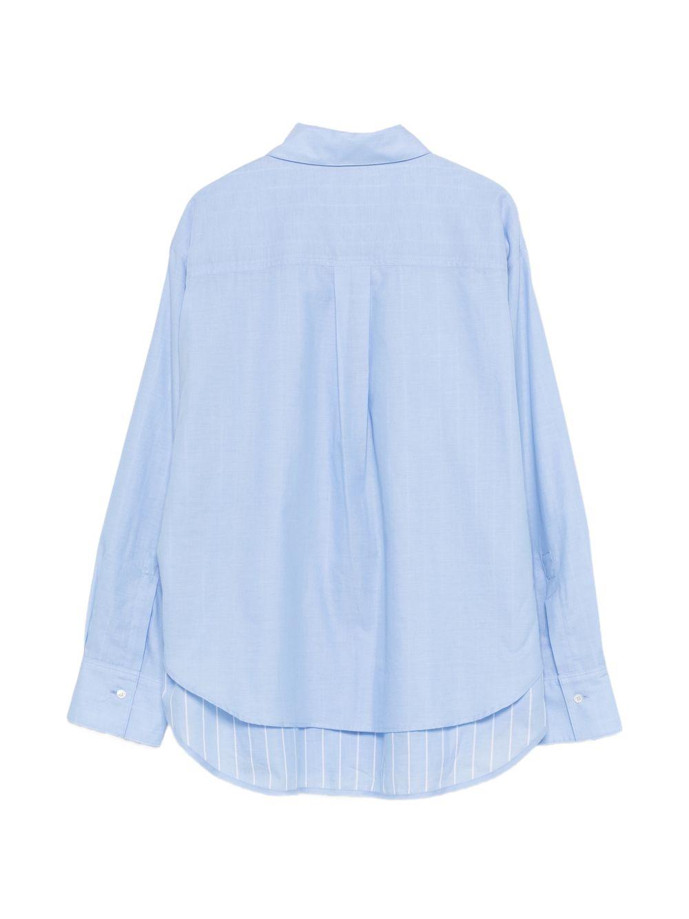 SEVENTY Camicia in cotone celeste