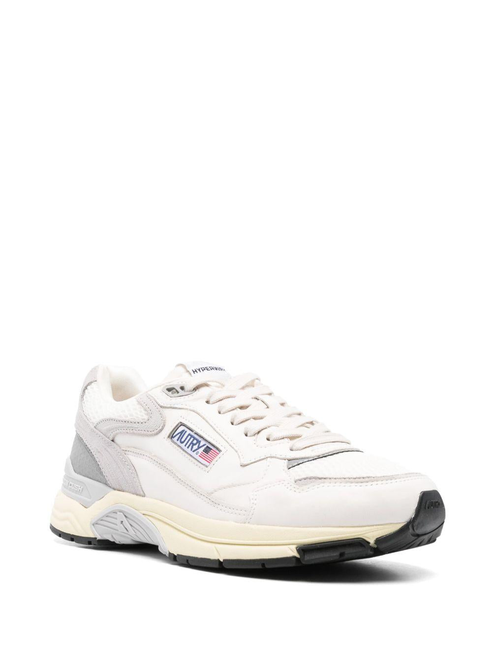 AUTRY Sneakers Medalist bianche e grigie con camoscio