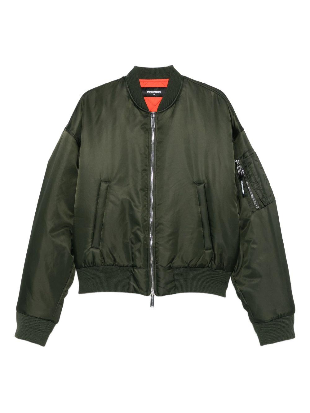 DSQUARED2 Bomber con zip