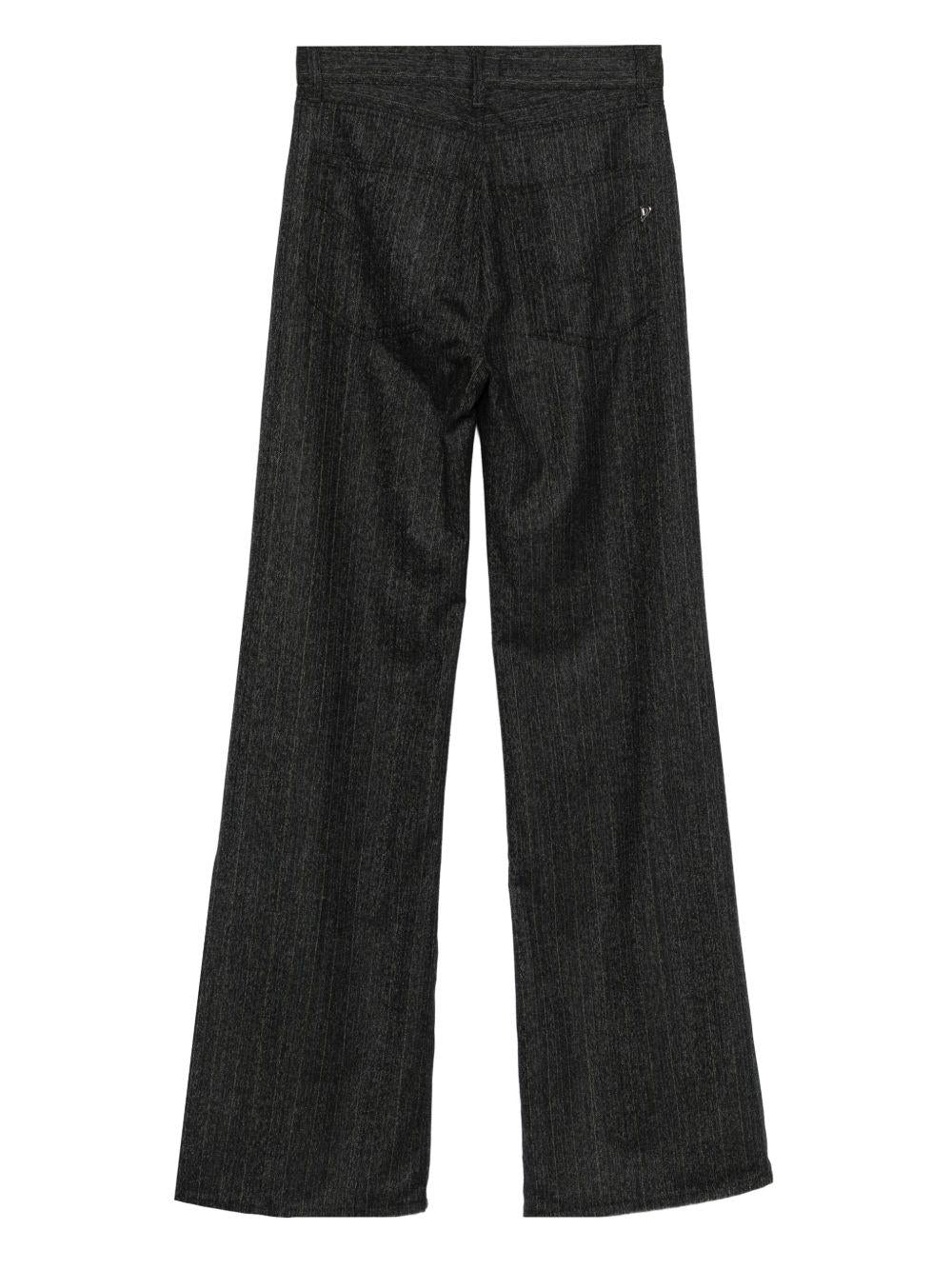 DONDUP Jeans neri gessati