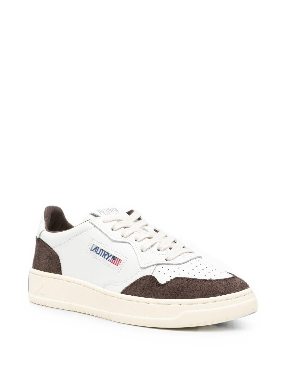 AUTRY Sneakers Medalist in pelle e suede marrone