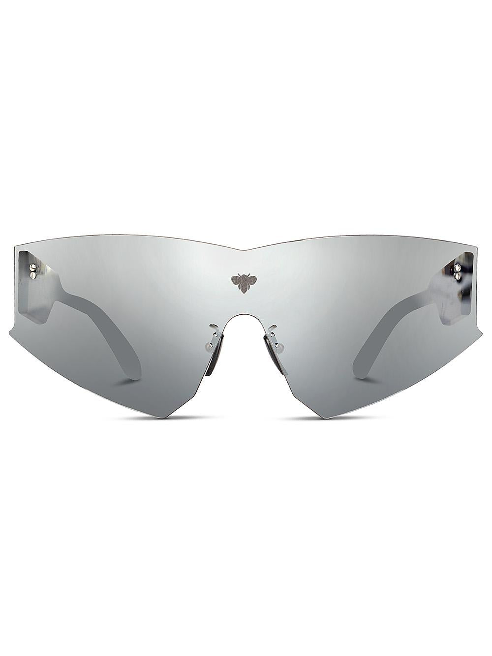 FACE HIDE Occhiali Vertigo in acetato forma futuristica