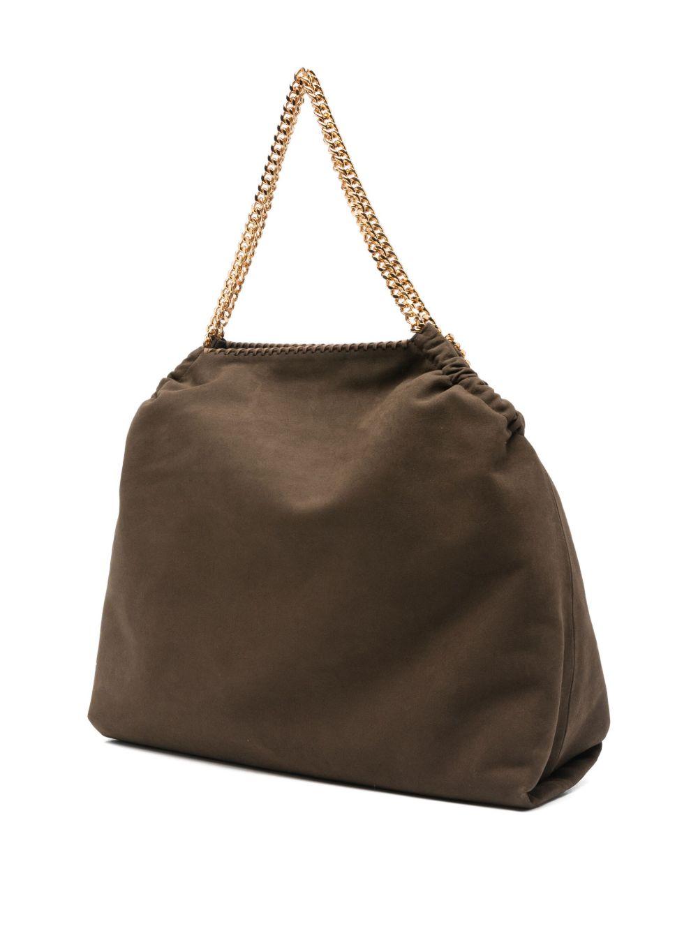 STELLA MCCARTNEY Borsa Tote Falabella in pelle vegana marrone