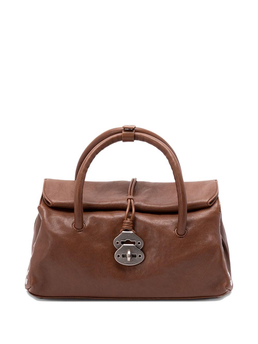 ZANELLATO Borsa Dotta Small in nappa marrone