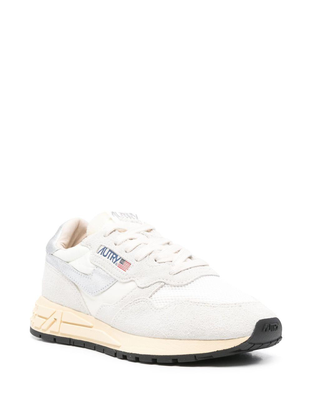 AUTRY Sneakers Reelwind grigio e bianco con camoscio