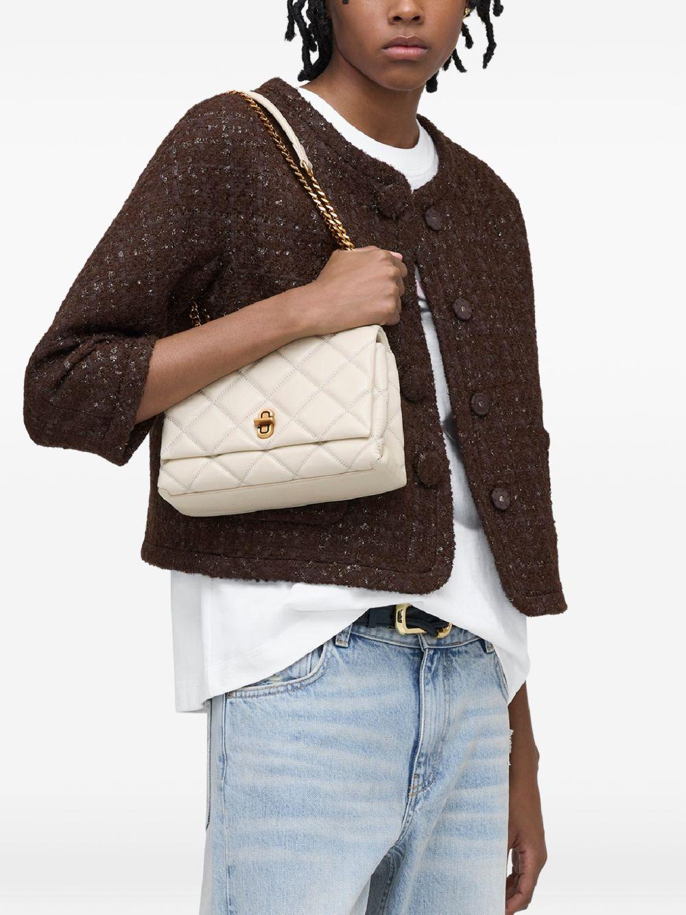 MARC JACOBS Borsa Slim Dual in pelle bianca