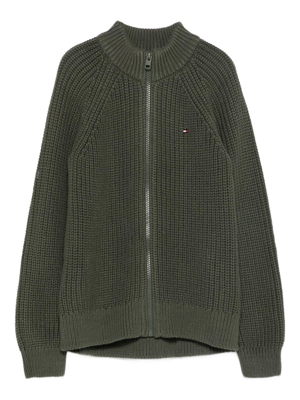 TOMMY HILFIGER Maglione verde oliva