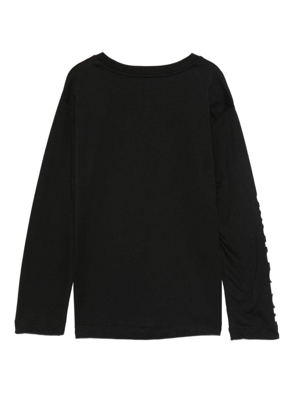 MSGM T-shirt a maniche lunghe con stampa