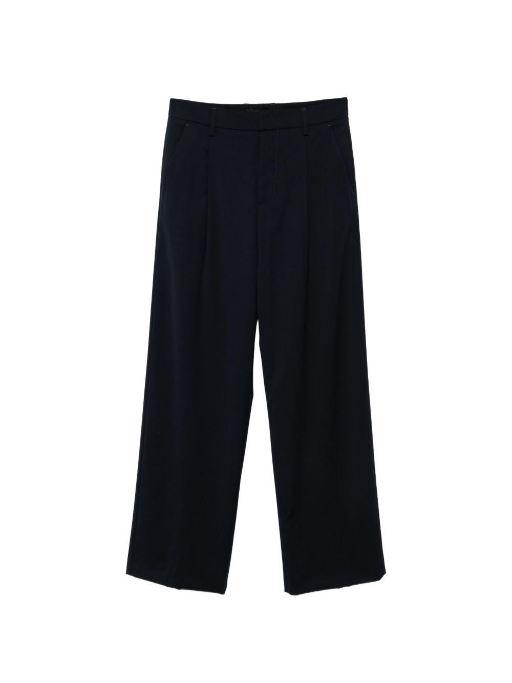 DONDUP Pantaloni Lia blu a gamba larga