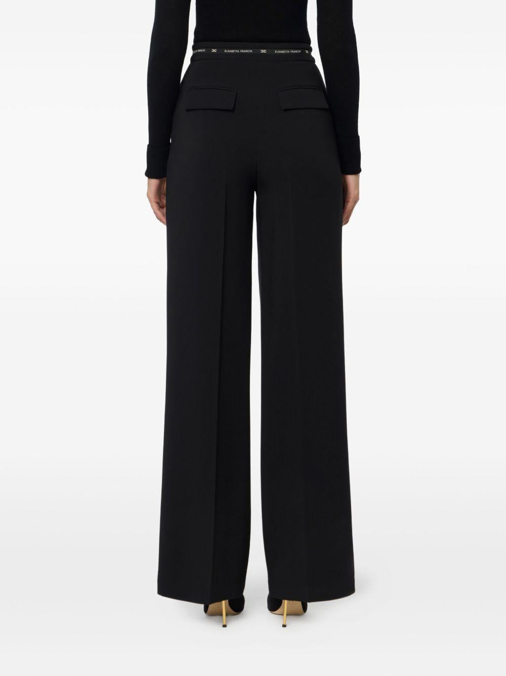 ELISABETTA FRANCHI Pantaloni eleganti neri