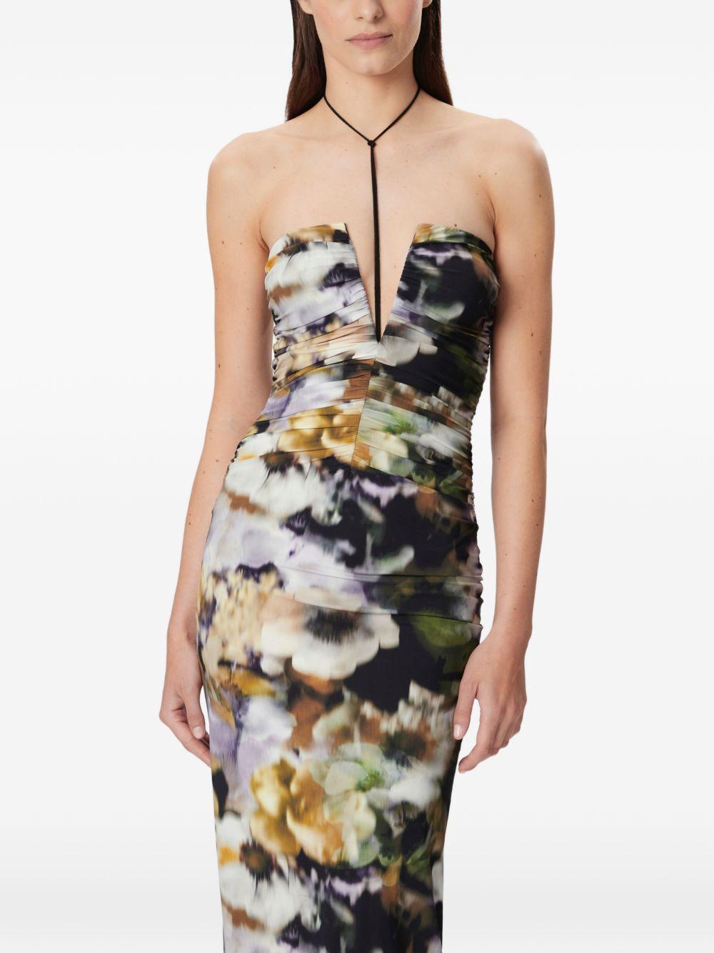 AMAZUIN Abito midi Natalie Faded Floral