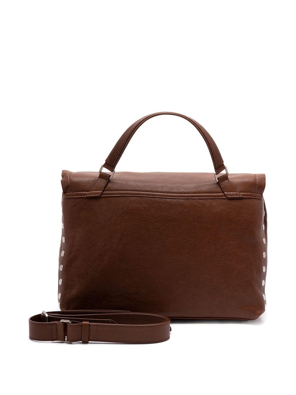 ZANELLATO Borsa tote Postina Medium in pelle marrone