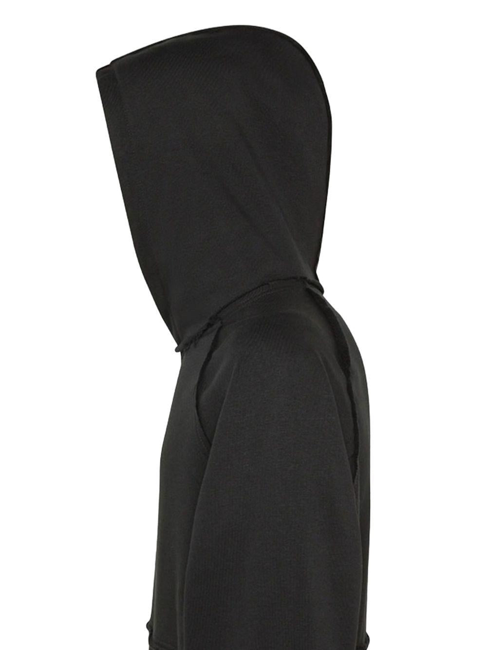 PEUTEREY Felpa nera con cappuccio