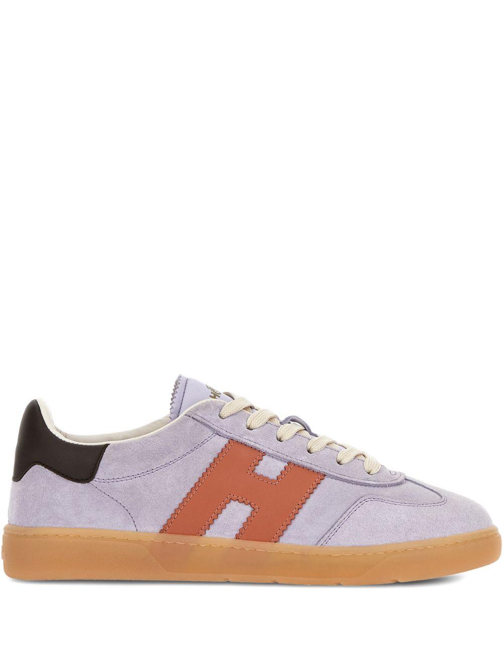 HOGAN Sneakers in pelle viola