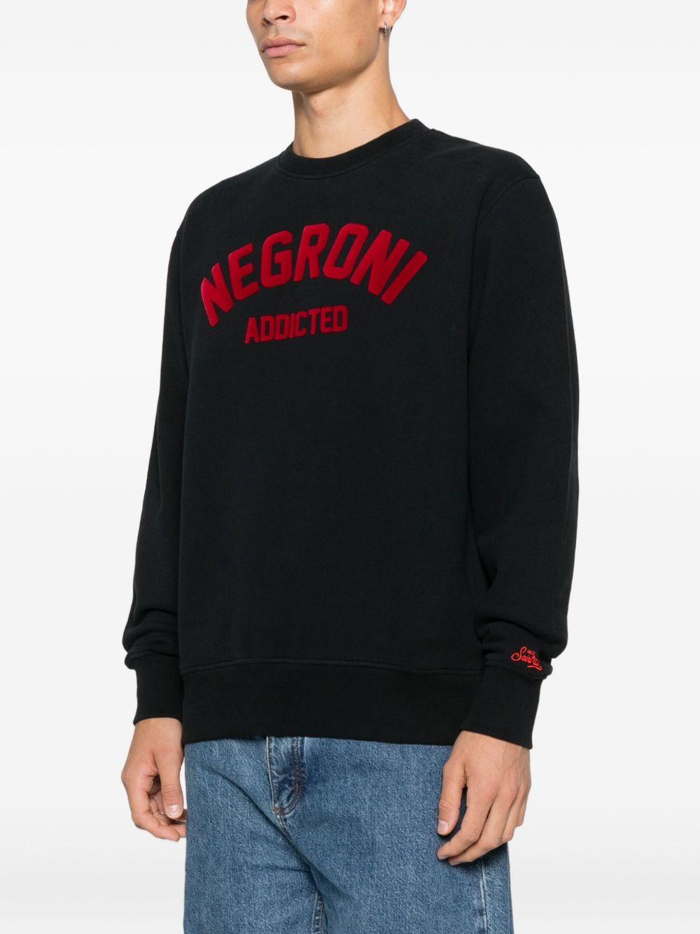 MC2 SAINT BARTH Felpa nera 'Soho'