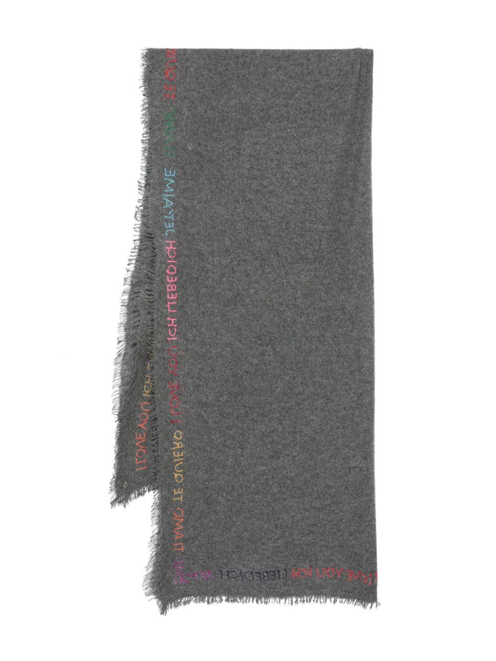 FALIERO SARTI Sciarpa 'Te Quiero' con ricamo