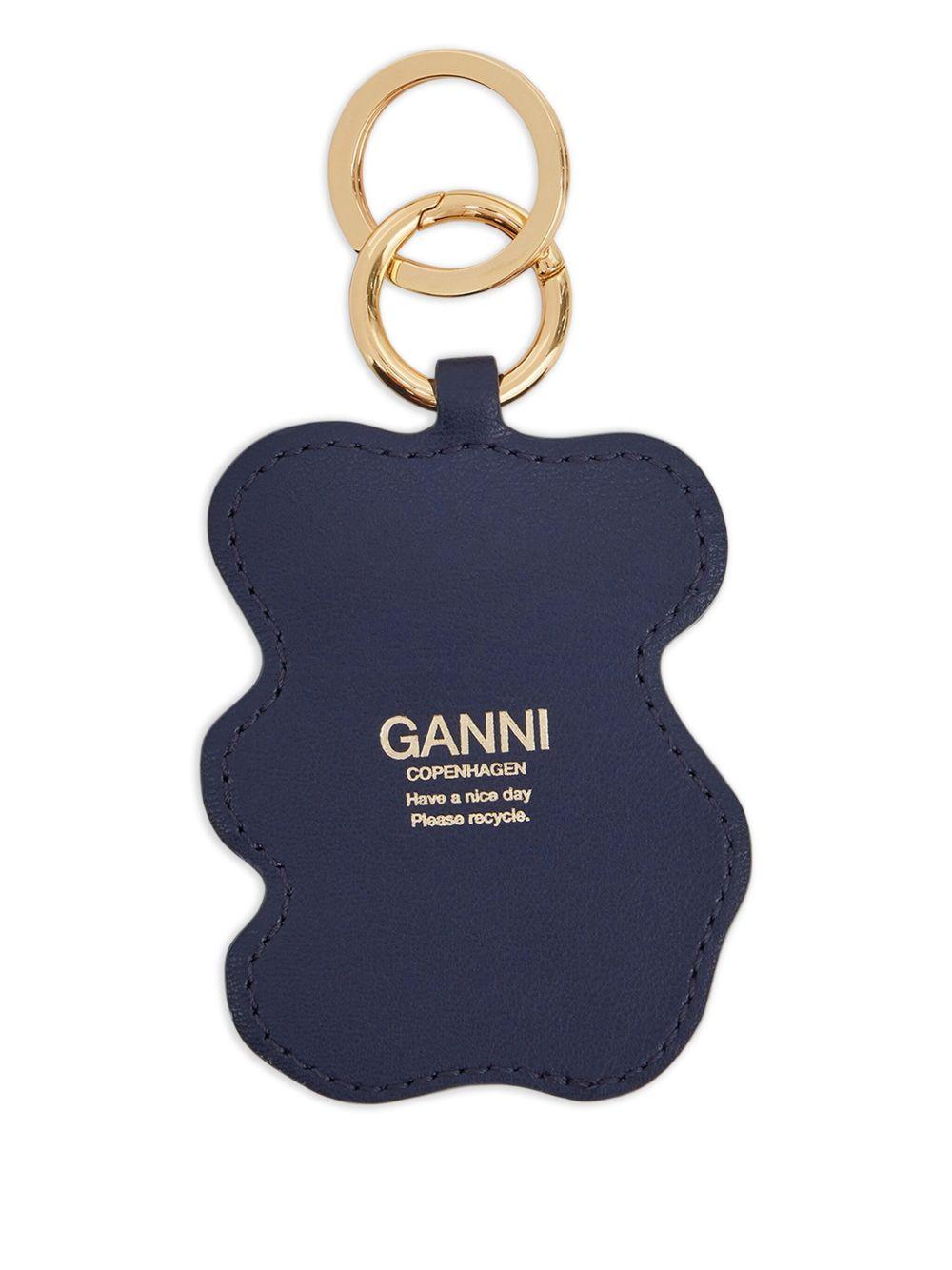 GANNI Portachiavi a forma di orsetto