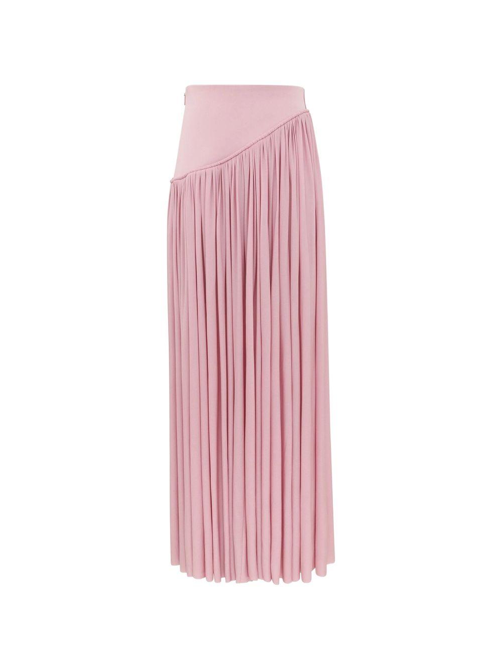 ZIMMERMANN Gonna lunga plissettata rosa