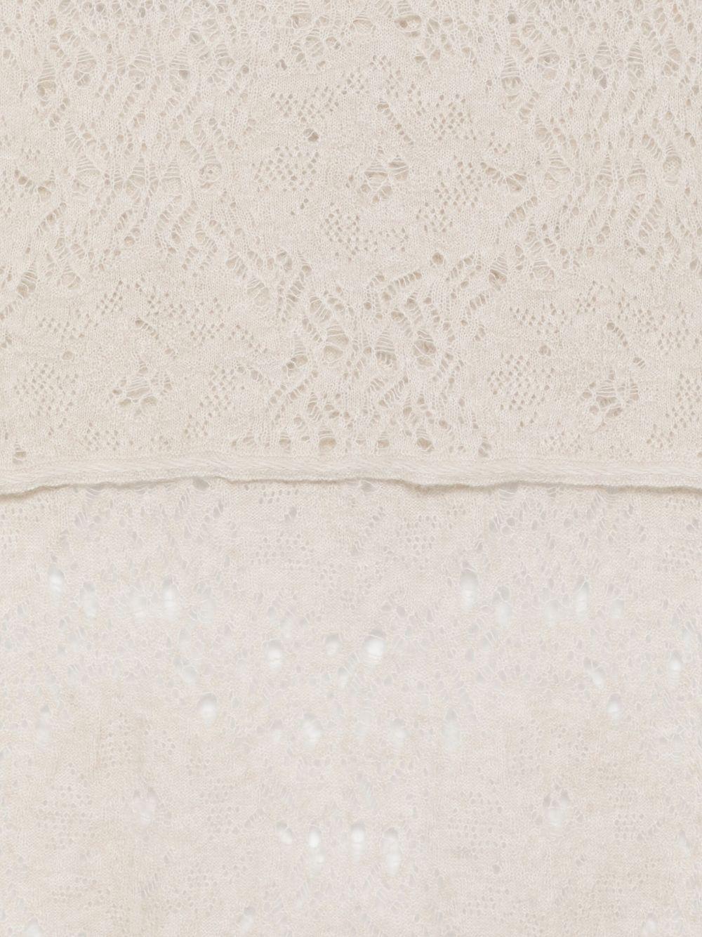 D EXTERIOR Stola in pizzo traforato con motivo floreale