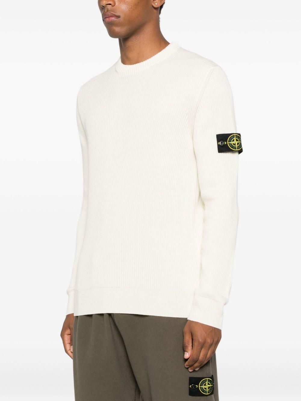 STONE ISLAND Maglia girocollo con patch logo