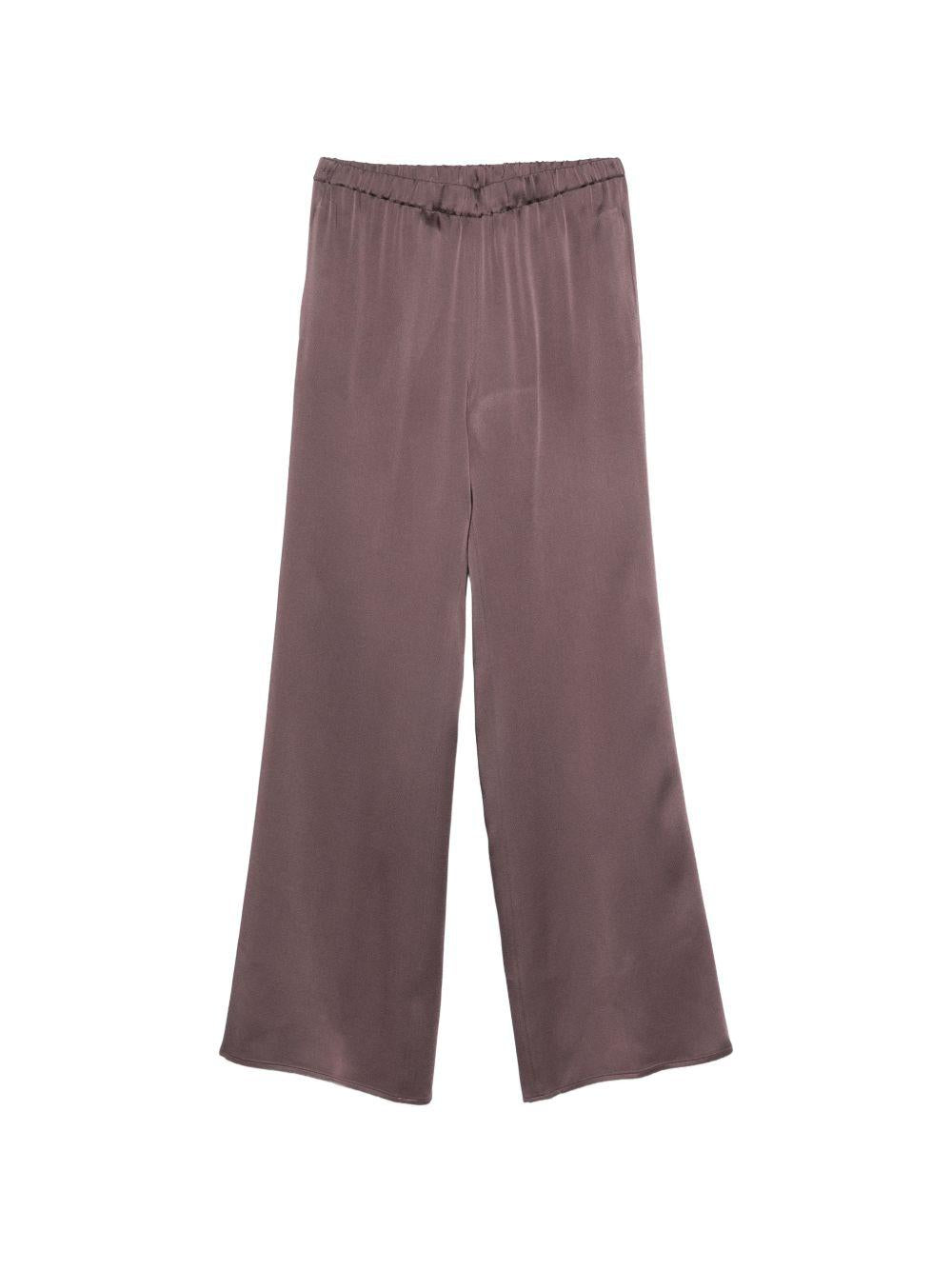 ANTONELLI Pantaloni Tiete marroni satinati