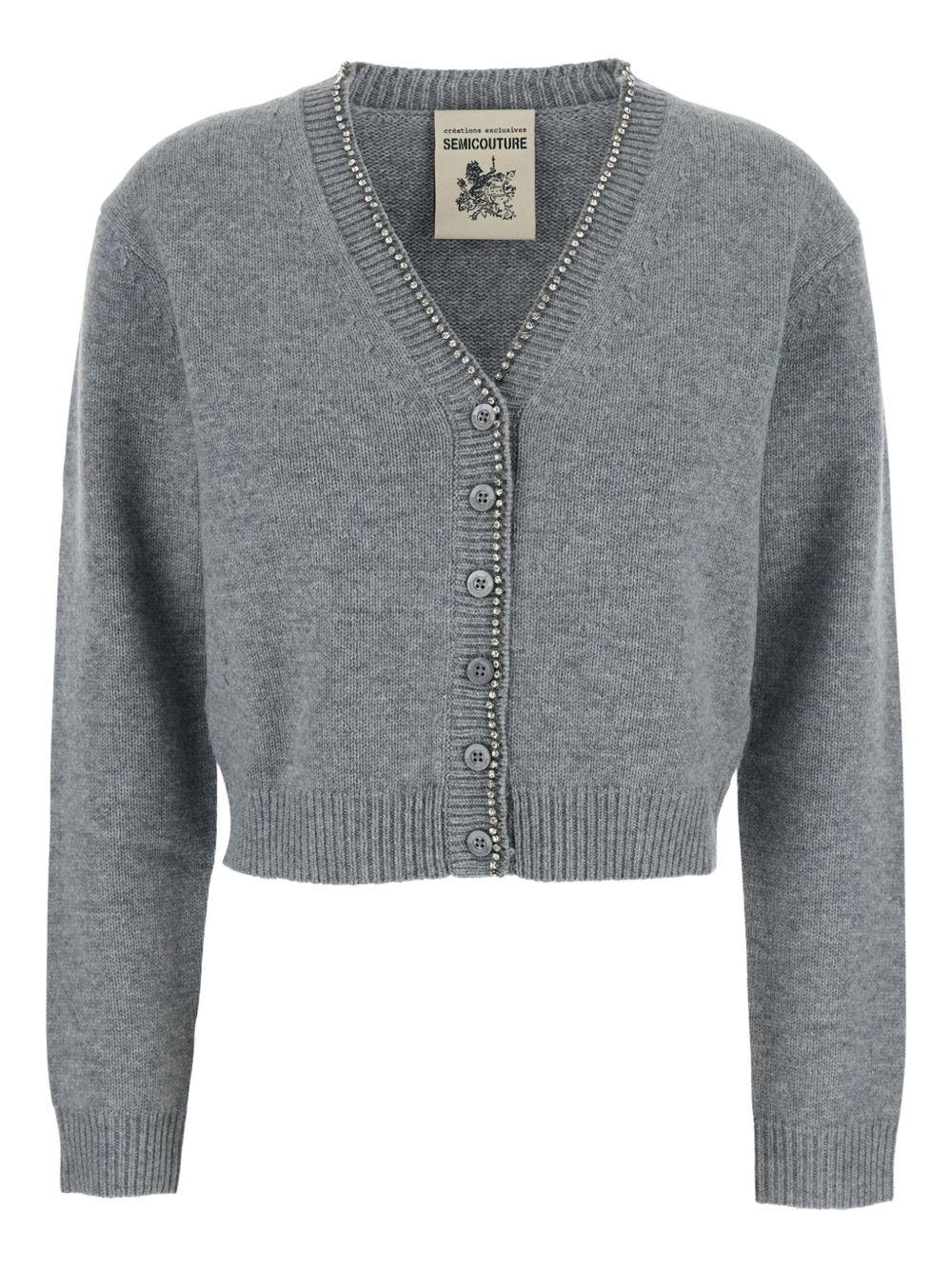 SEMICOUTURE Cardigan in maglia 'Clarinda'