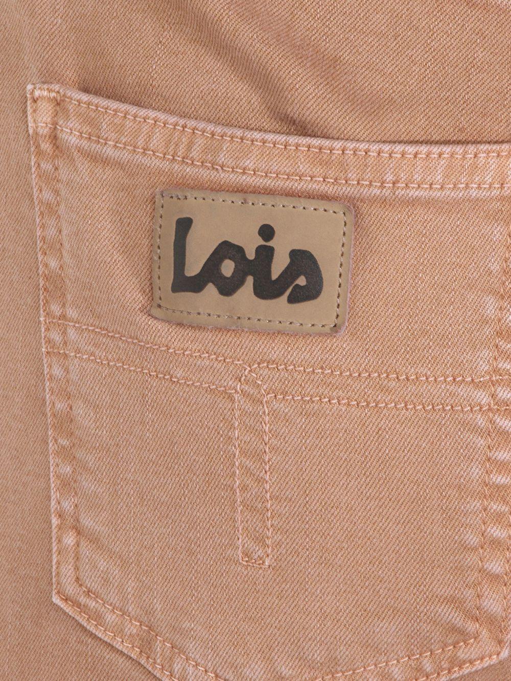 LOIS Jeans marroni chiaro a vita alta