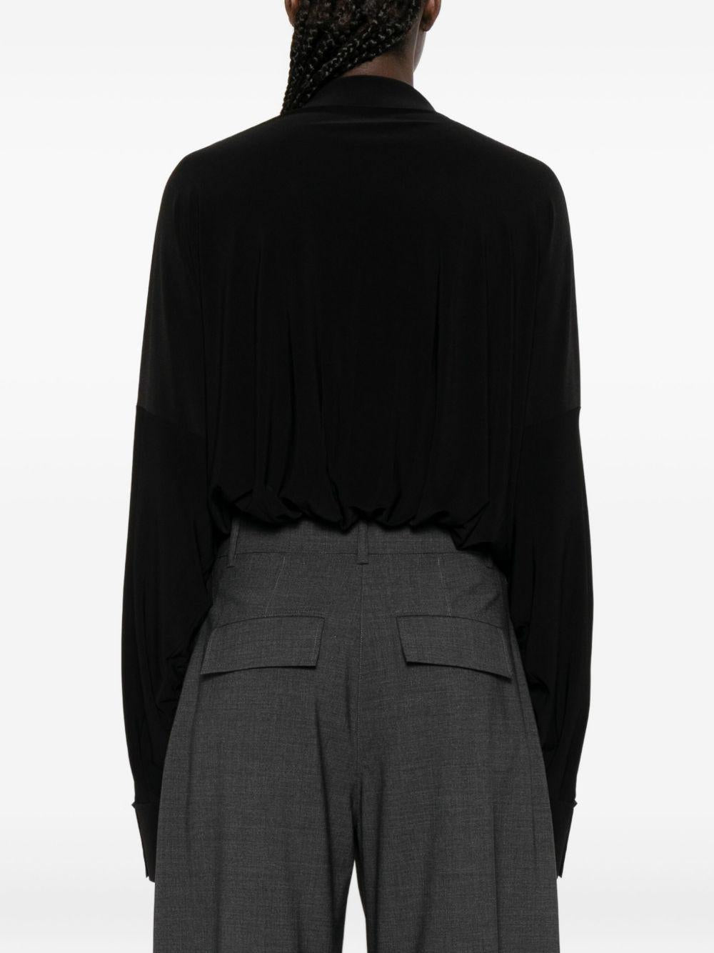 NORMA KAMALI Body con maniche lunghe