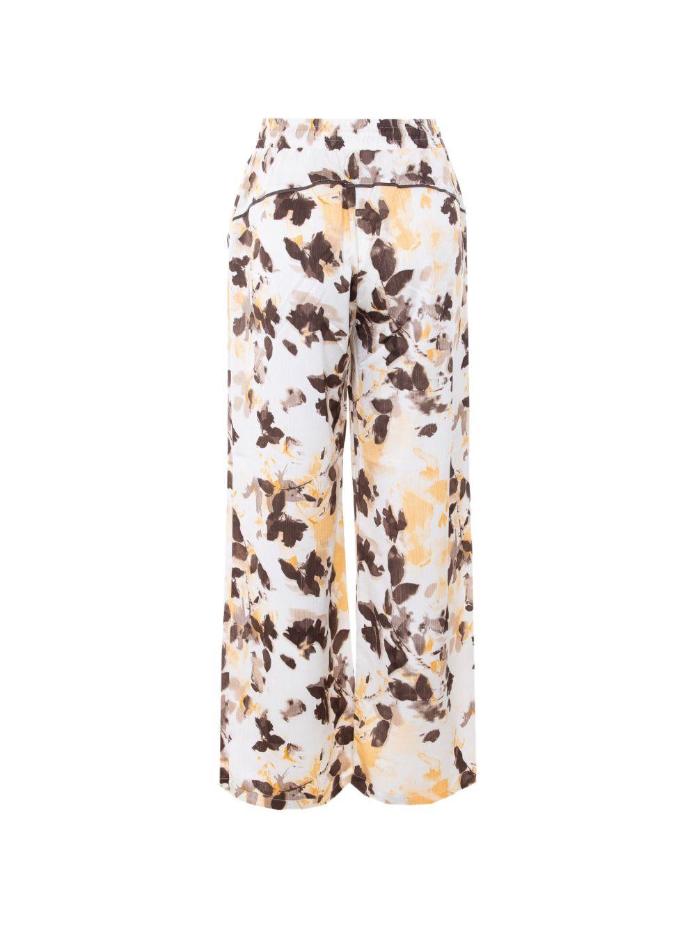 LIUJO Pantaloni lunghi multicolore marroni