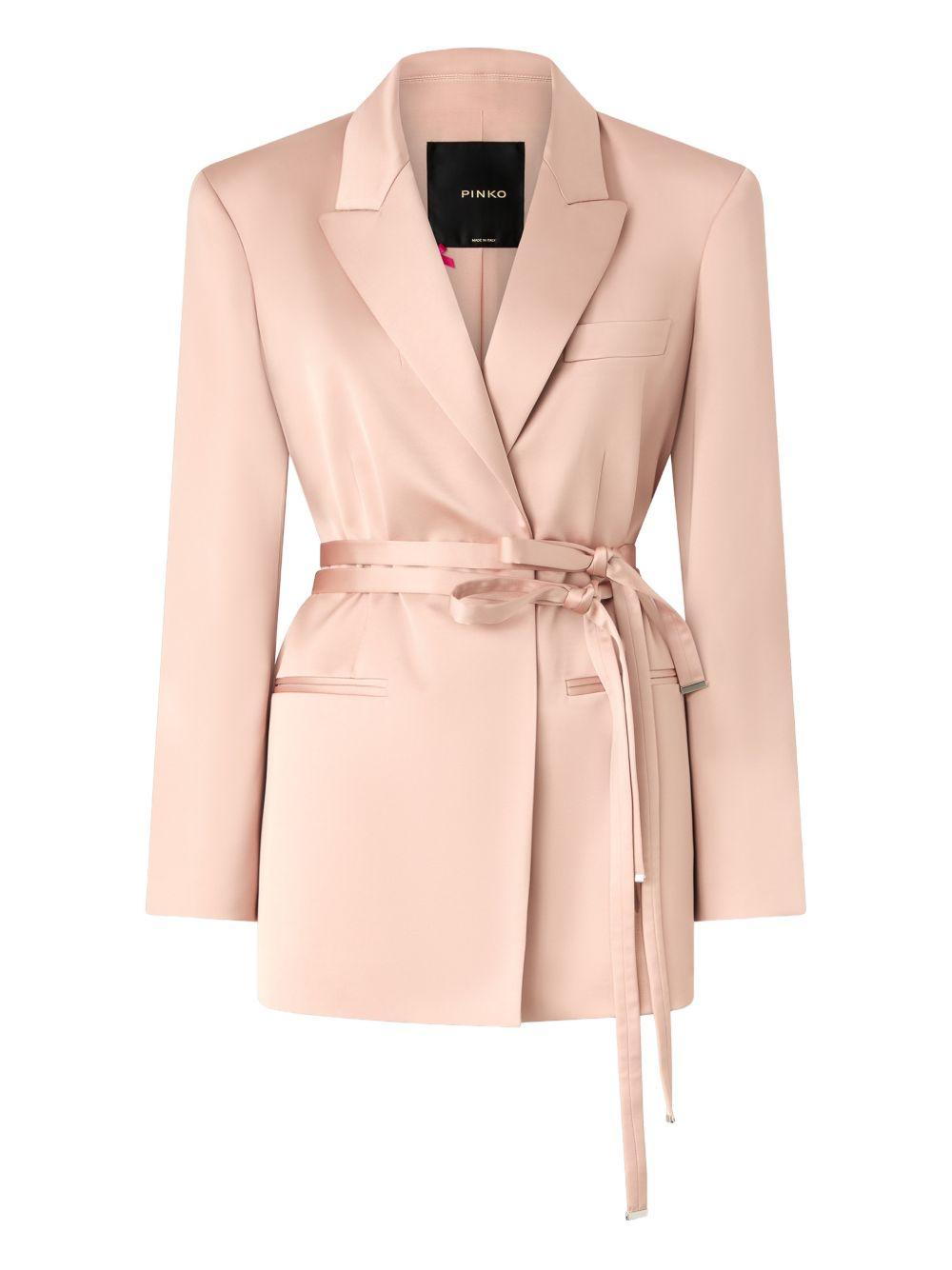 PINKO Blazer Rapa rosa con cintura
