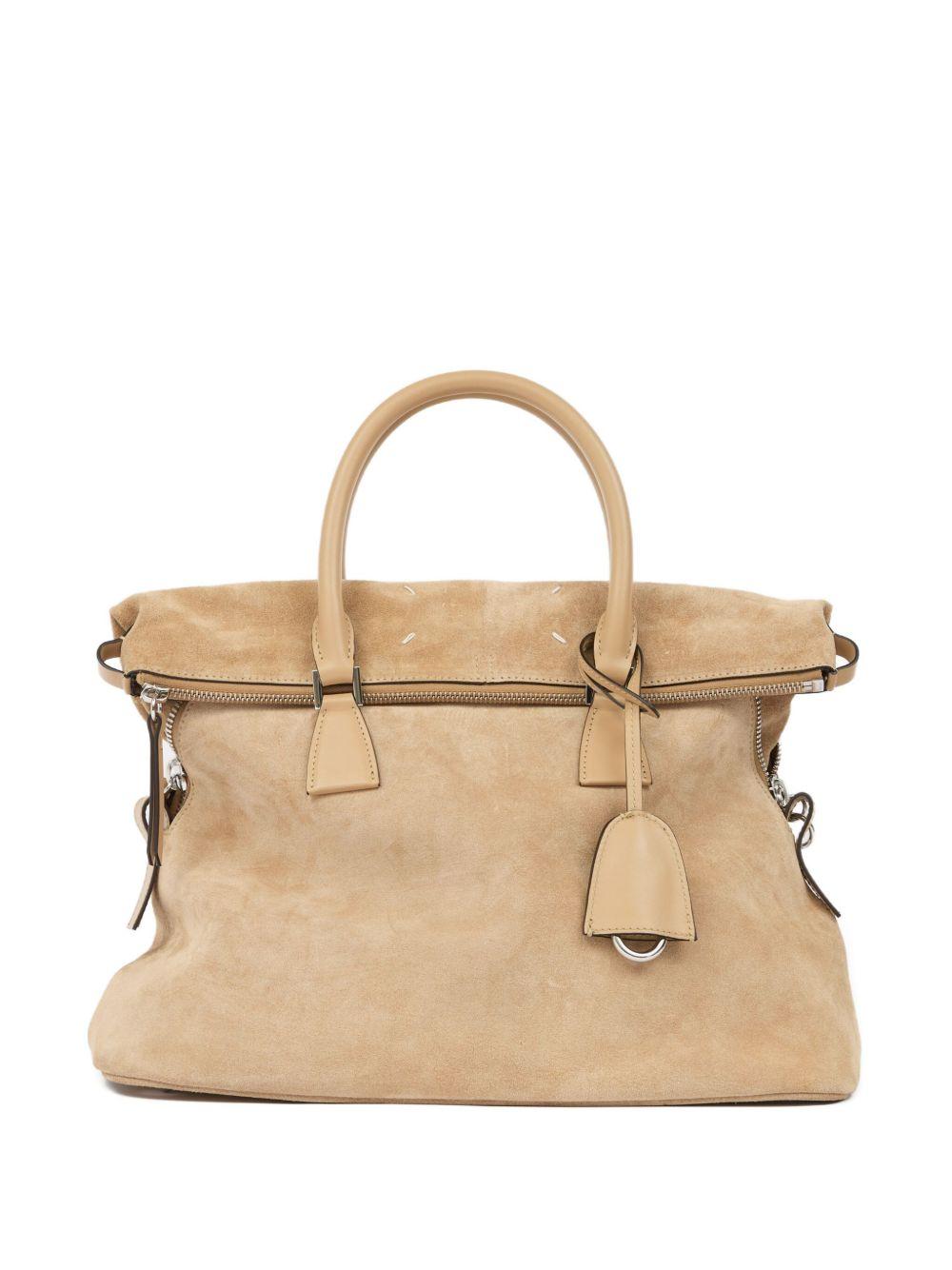 MAISON MARGIELA Borsa beige con doppio manico superiore