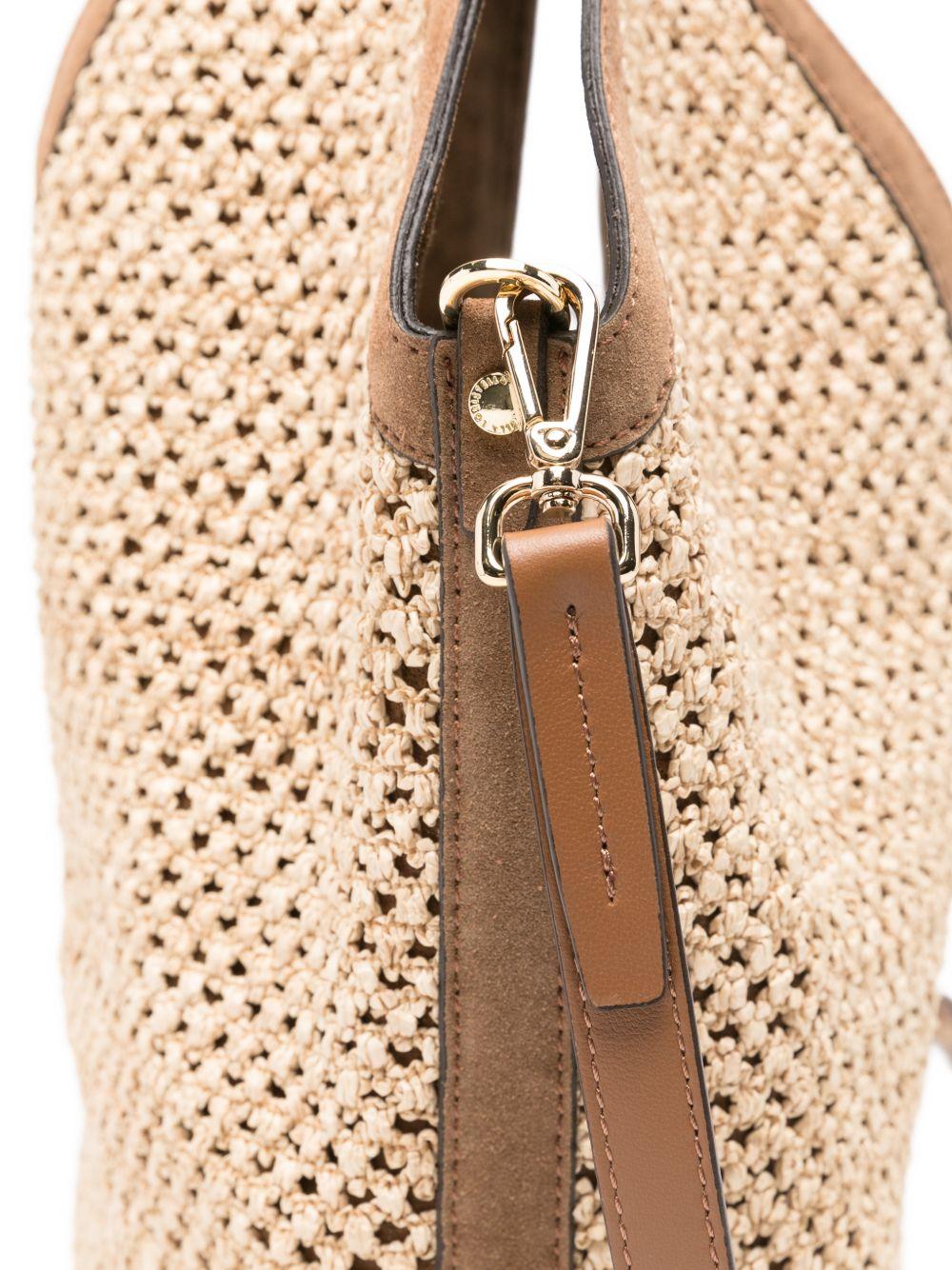 LORISTELLA Borsa a spalla Lysa beige