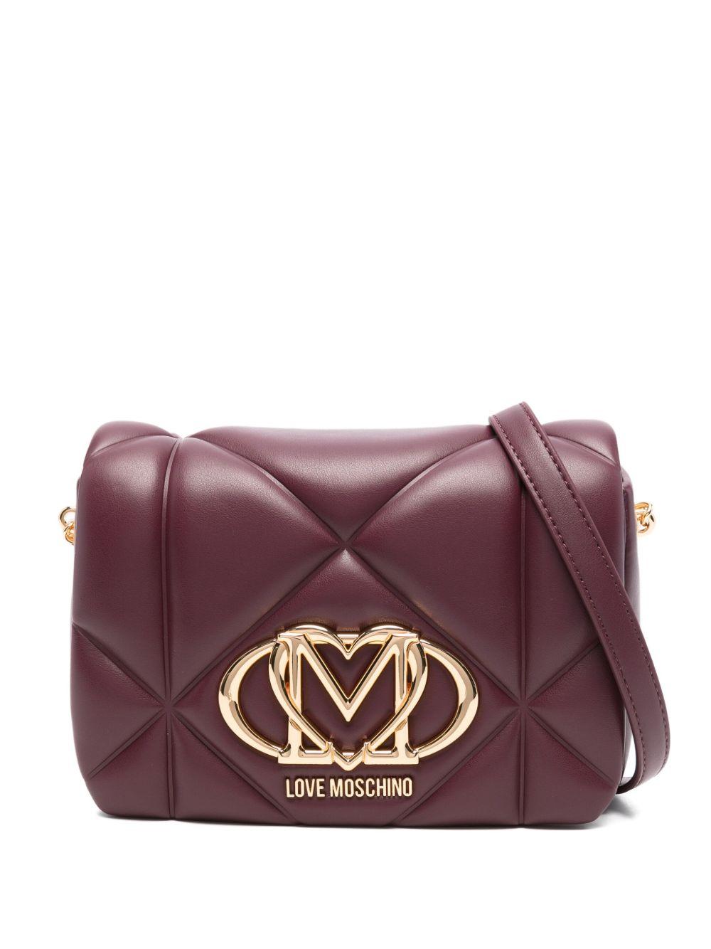 LOVE MOSCHINO Borsa a tracolla bordeaux