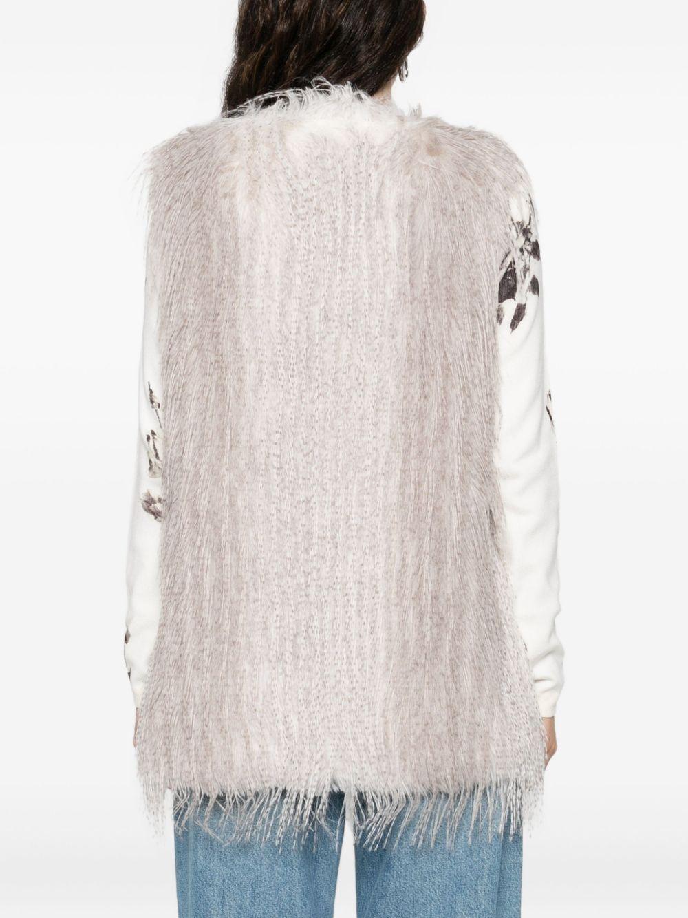 BLUGIRL Gilet in ecopelliccia