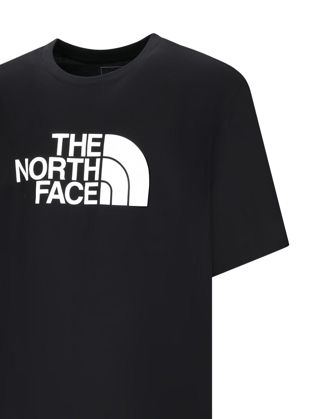 THE NORTH FACE T-shirt in cotone nero con logo bianco
