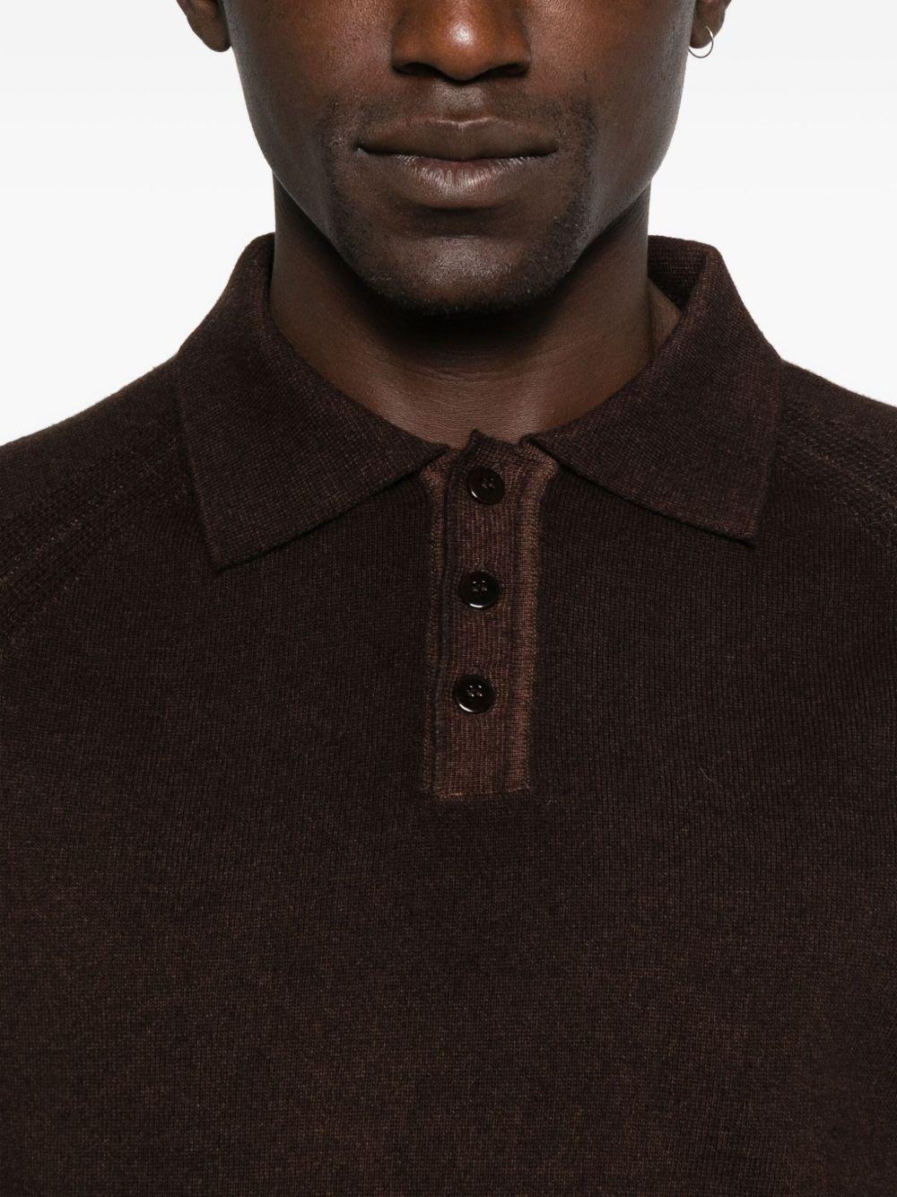 DANIELE FIESOLI Maglia marrone in lana cashmere