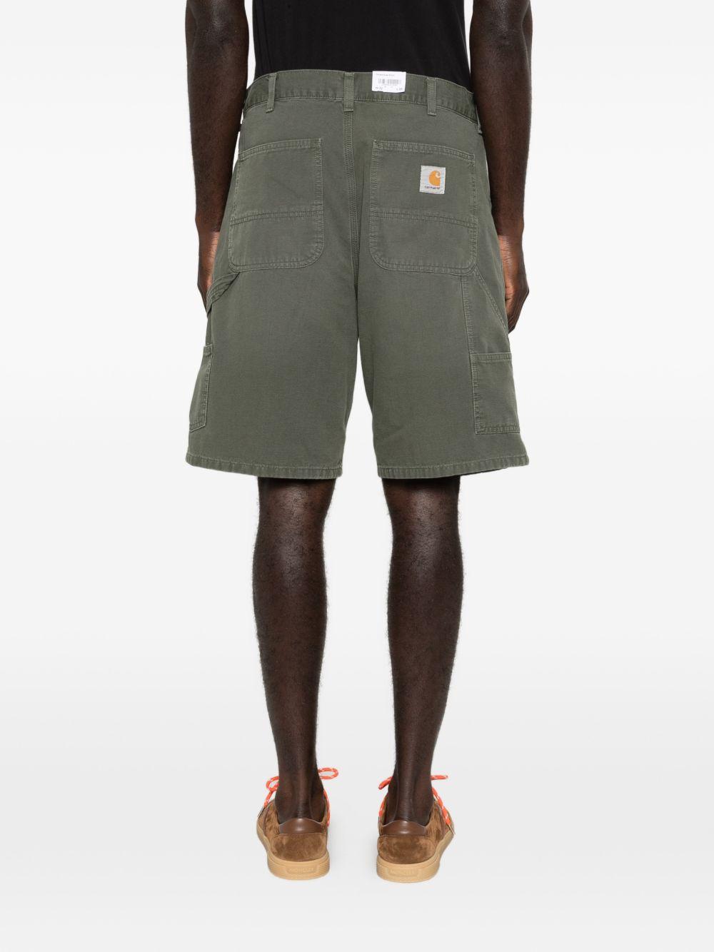 CARHARTT WIP Cargo corti Double Knee verdi