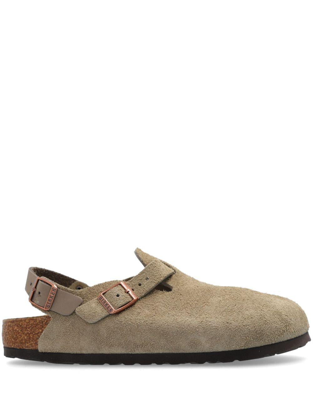 BIRKENSTOCK Sandali 'Tokio' in camoscio taupe