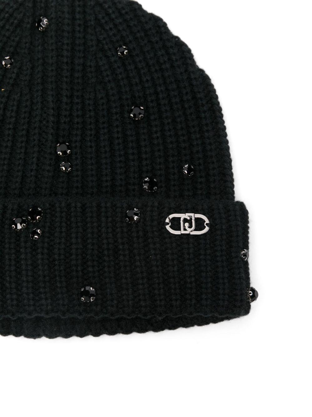 LIUJO Berretto nero con logo