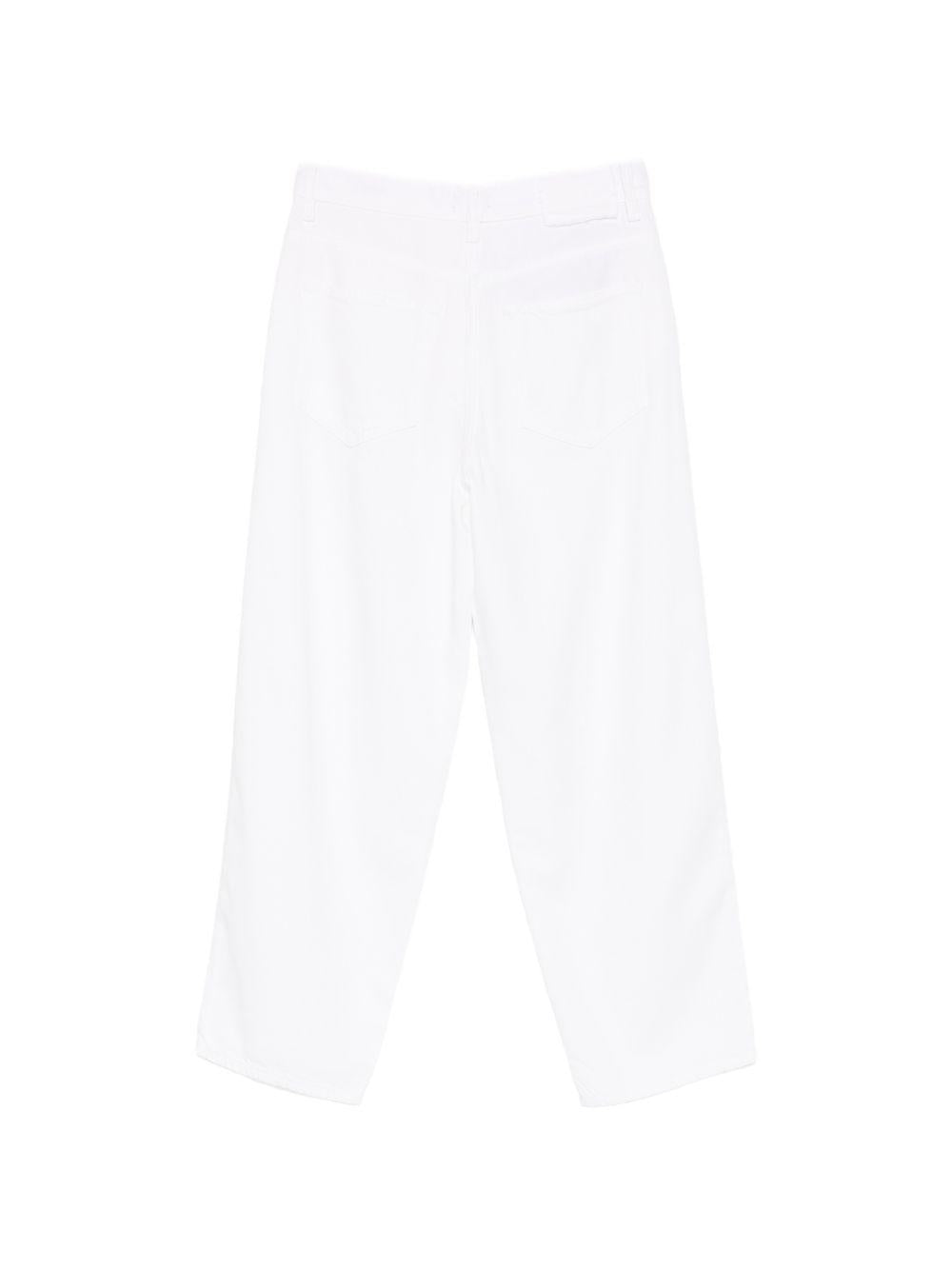 PINKO Jeans Estelle in cotone bianco