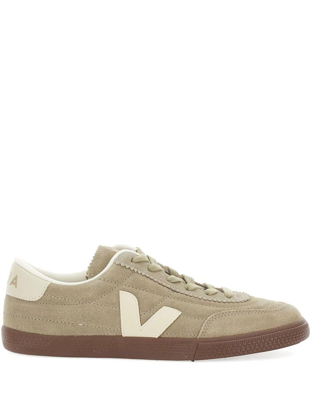 VEJA Sneakers scamosciate beige e bianche