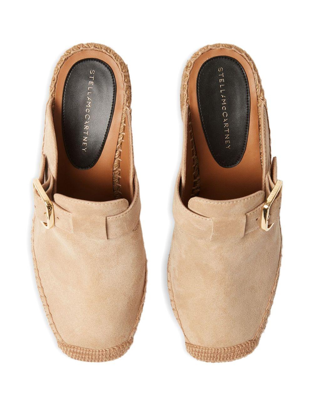 STELLA MCCARTNEY Espadrillas beige con zeppa