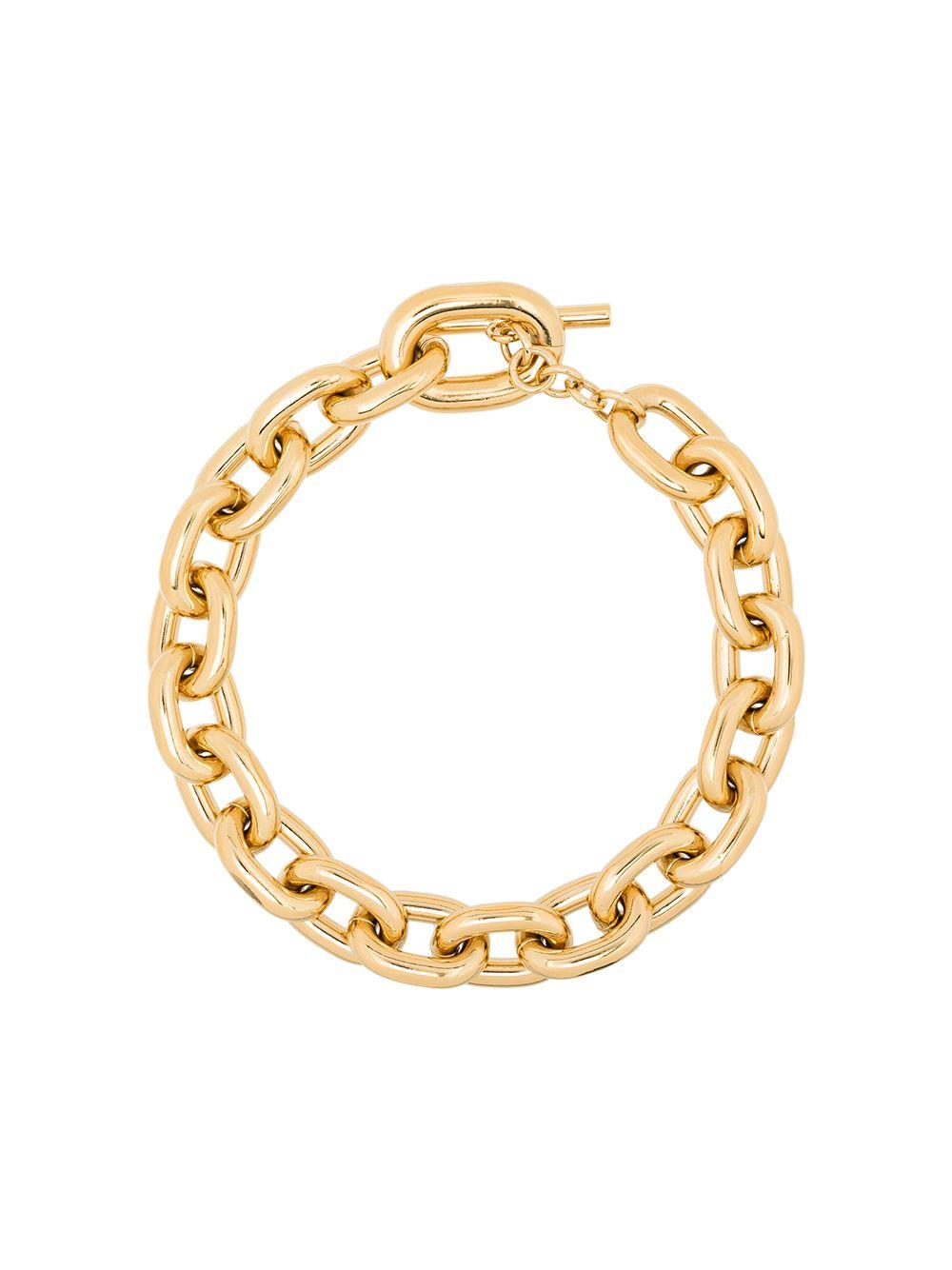 RABANNE Collana a catena oro in metallo lucido