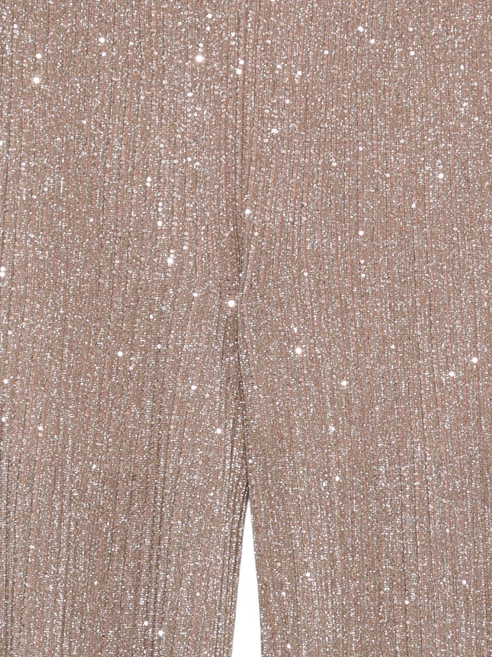 D EXTERIOR Pantaloni ampi e morbidi con paillettes
