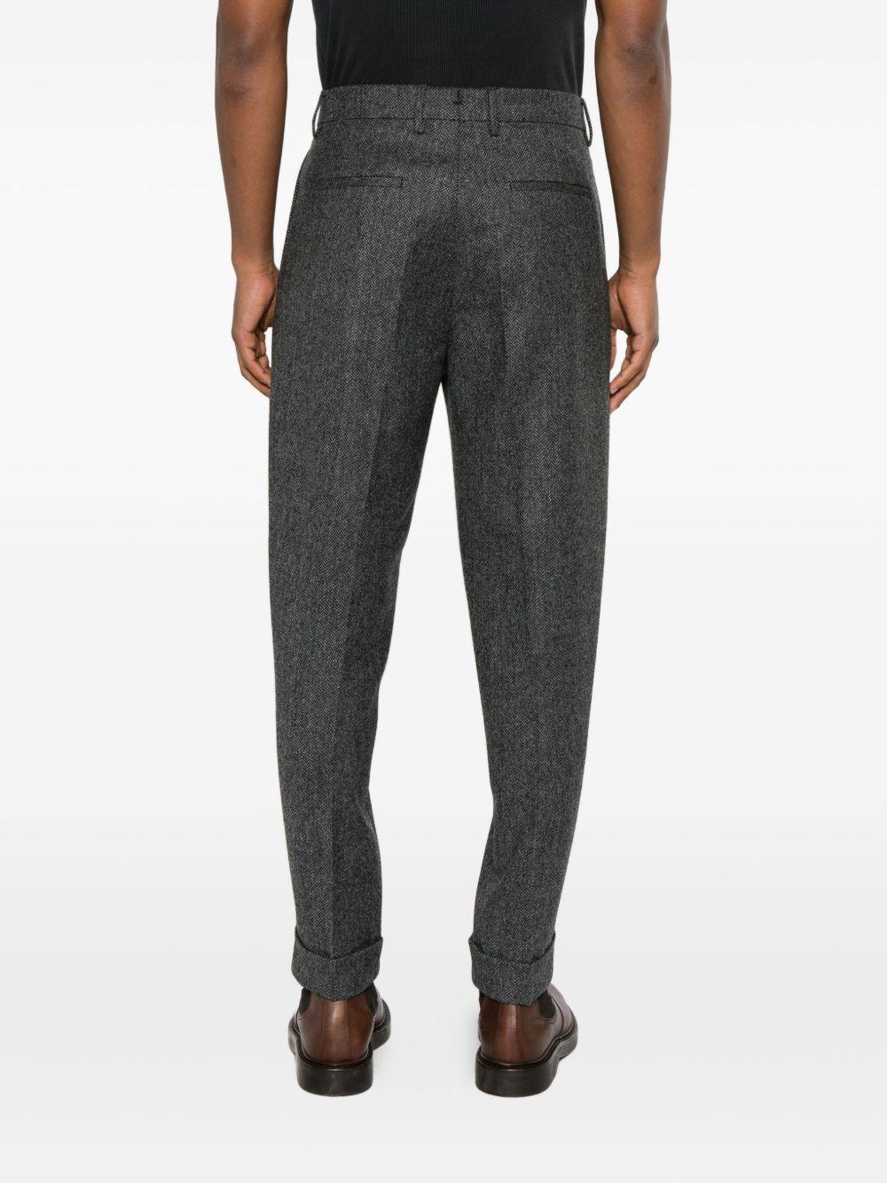 BERWICH Pantaloni in lana vergine grigia