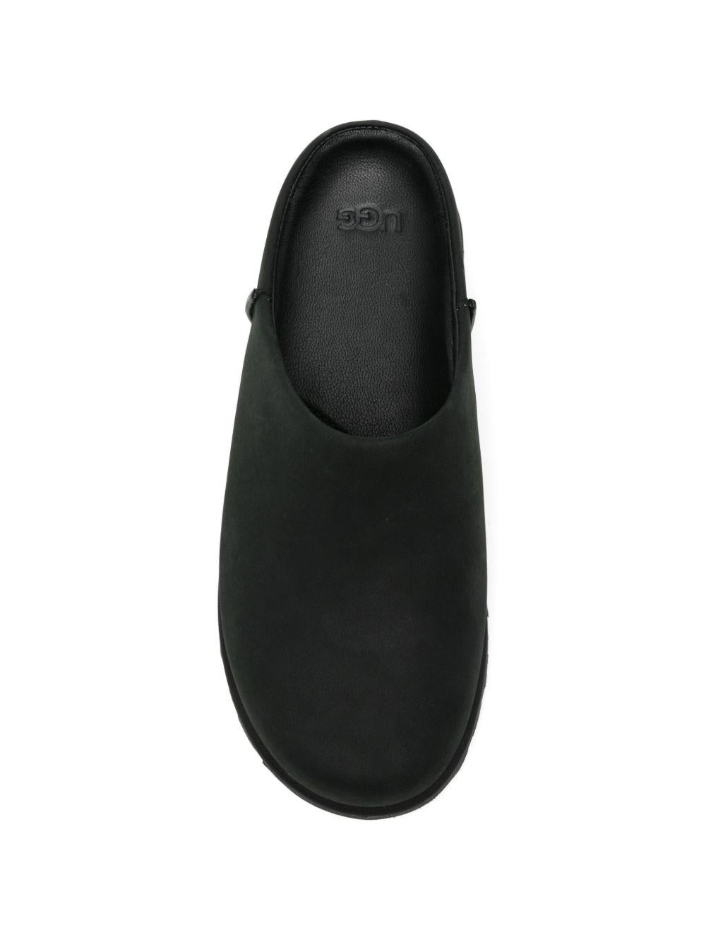 UGG Sabot in pelle neri