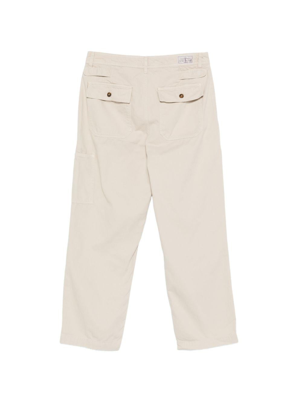 SEBAGO Pantaloni Milton in cotone beige