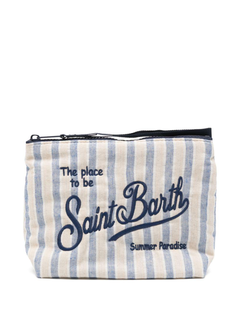 MC2 SAINT BARTH Pochette Aline in cotone a righe