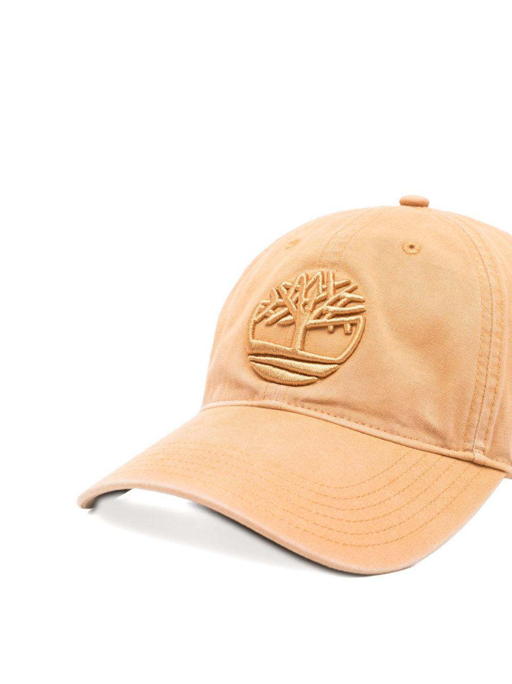 TIMBERLAND Cappello baseball beige in coton con logo