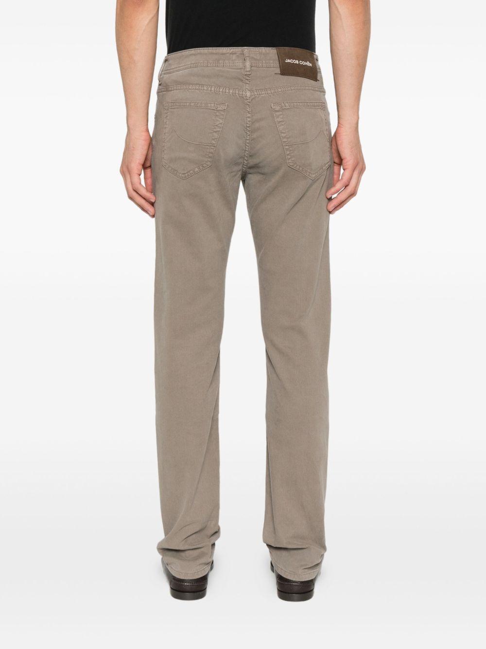 JACOB COHEN Jeans cinque tasche in cotone marrone